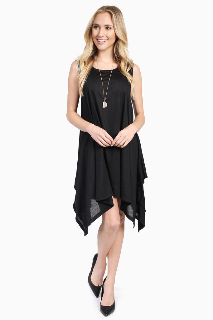 High-Low Sleeveless Dress