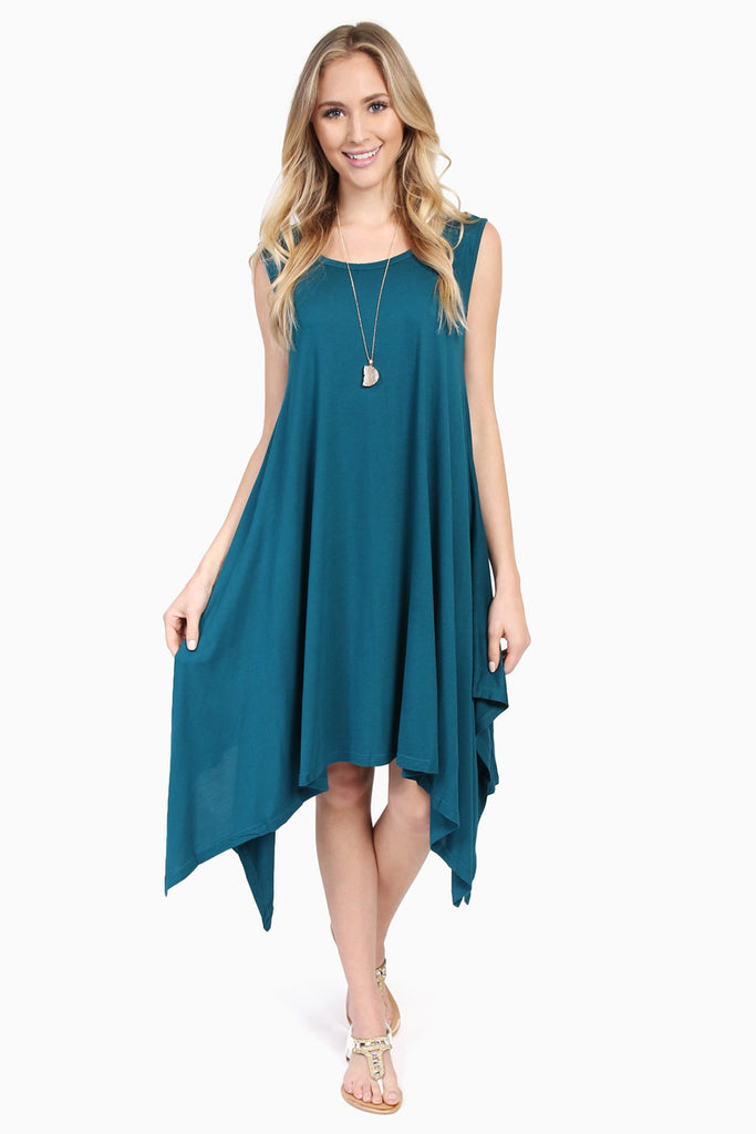 High-Low Sleeveless Dress
