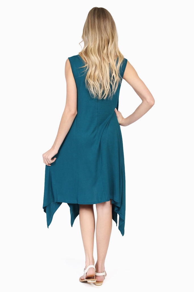 High-Low Sleeveless Dress