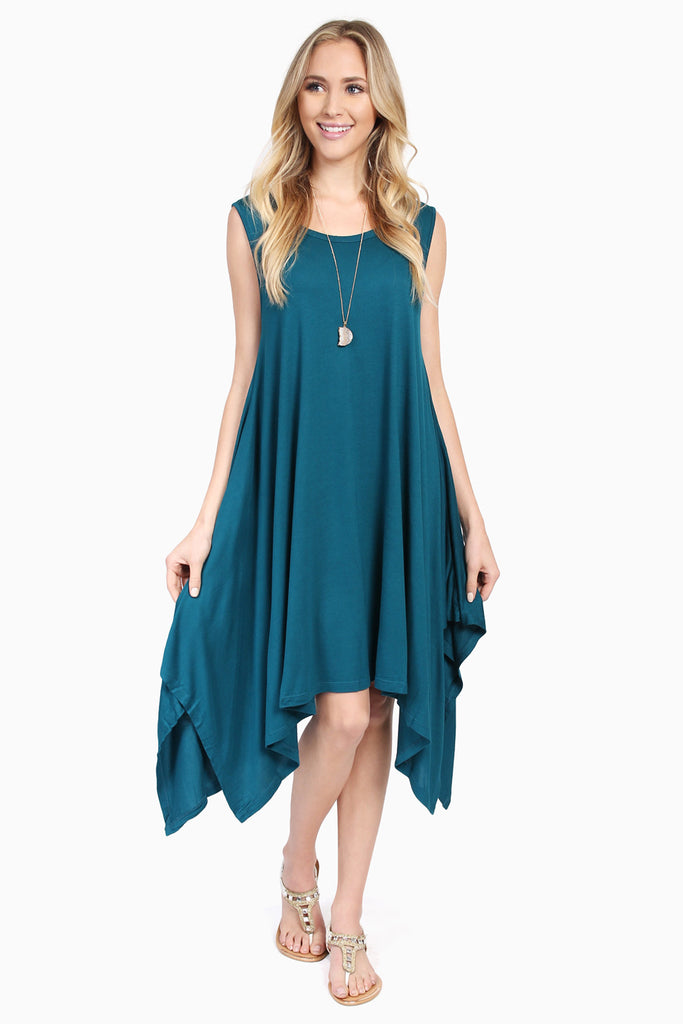 High-Low Sleeveless Dress
