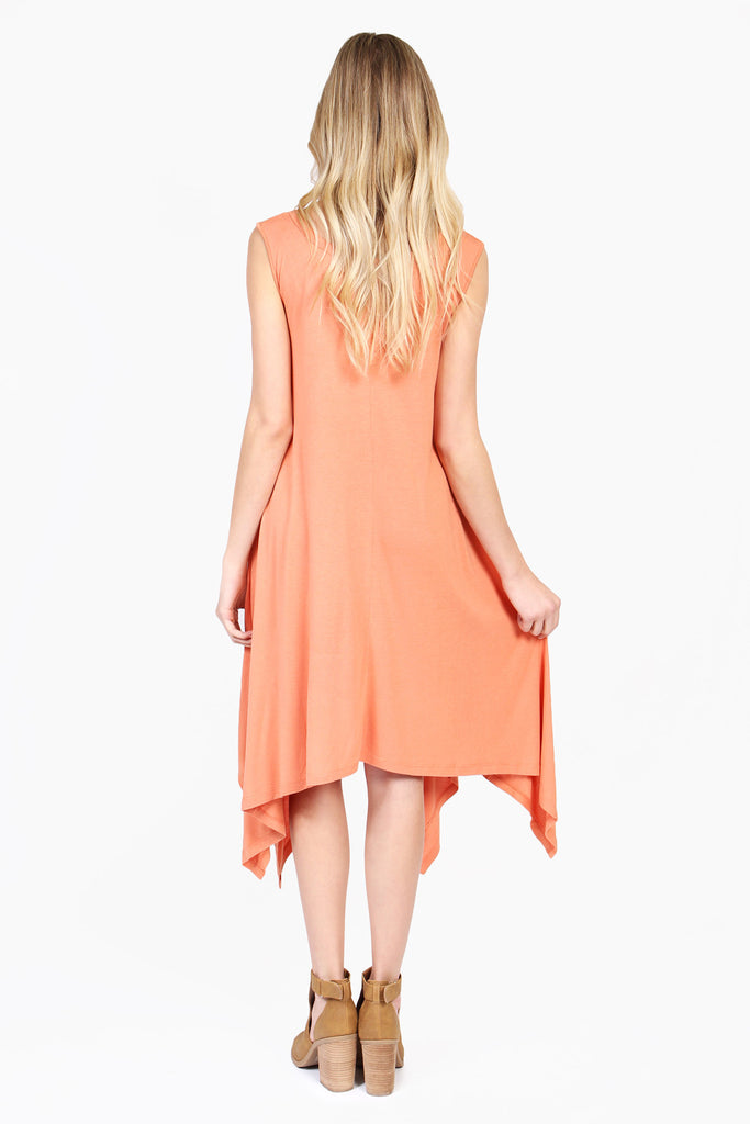 High-Low Sleeveless Dress