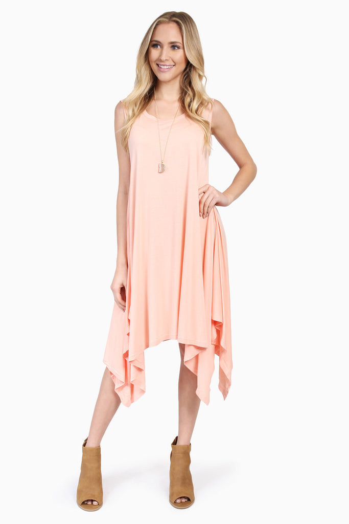 High-Low Sleeveless Dress