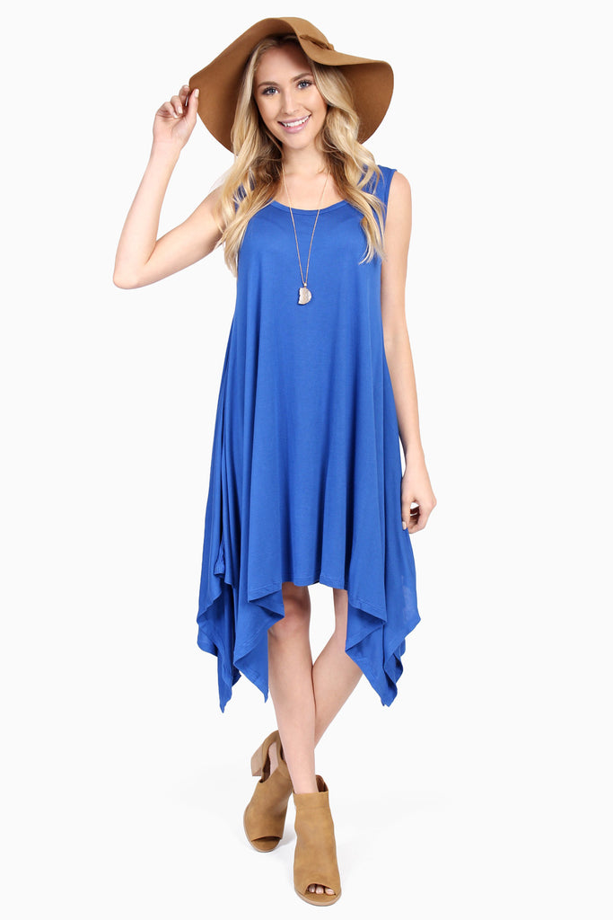 High-Low Sleeveless Dress