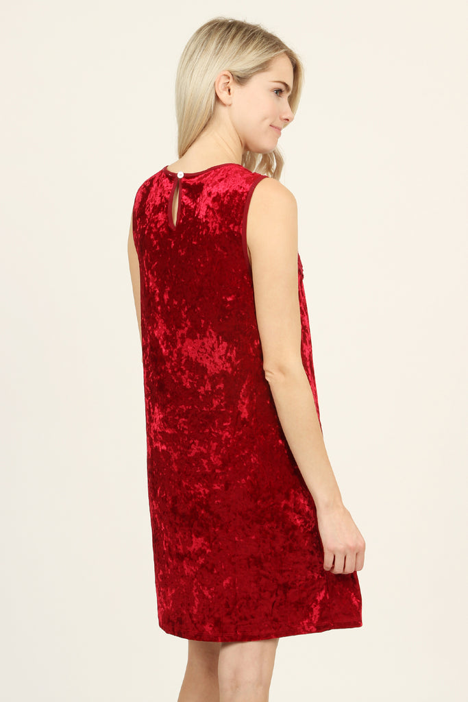 Velvet Lace Detail Dress – Riah Fashion