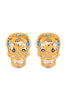 E7468 - SKULL ART FASHION EARRINGS