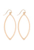 OPEN MARQUISE SHAPE PAVE EARRINGS