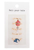 CHRISTMAS WINTER SNOW MAN EPOXY RING SET