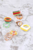 DAISY, RESIN COLOR BLOCK 2 RING SET