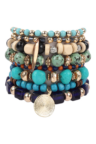 BOHEMIAN STYLE BRAIDED ASSORTED BRACELET