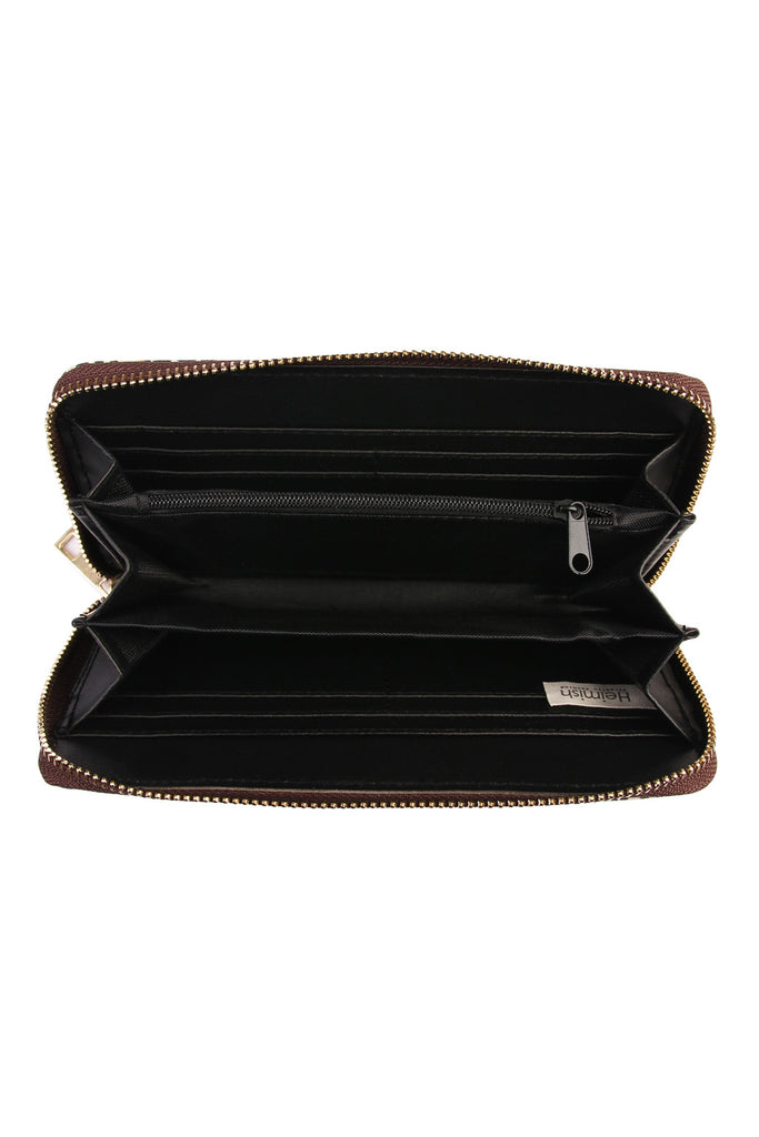 Leopard Print Zipper Wallet