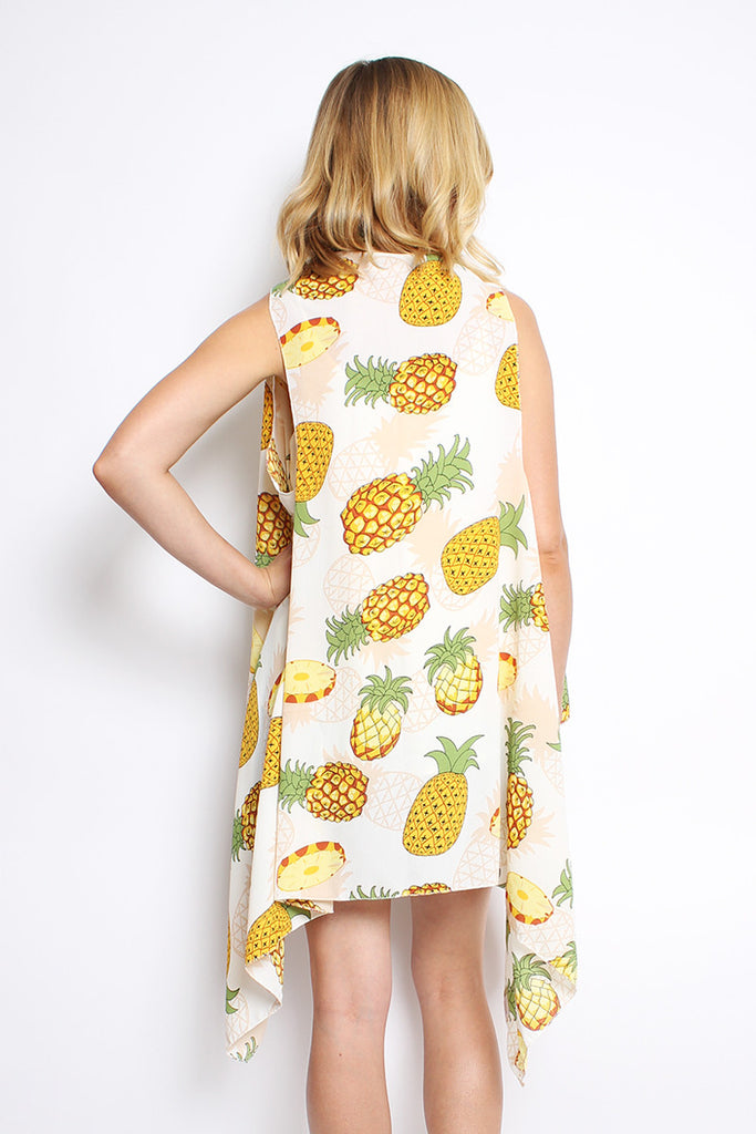 Pineapple Print Vest