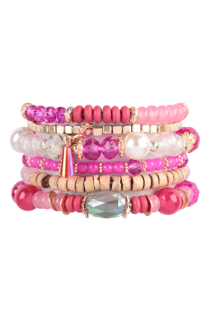 STONE BEADS STACKABLE BRACELET