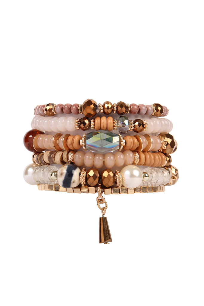 STONE BEADS STACKABLE BRACELET