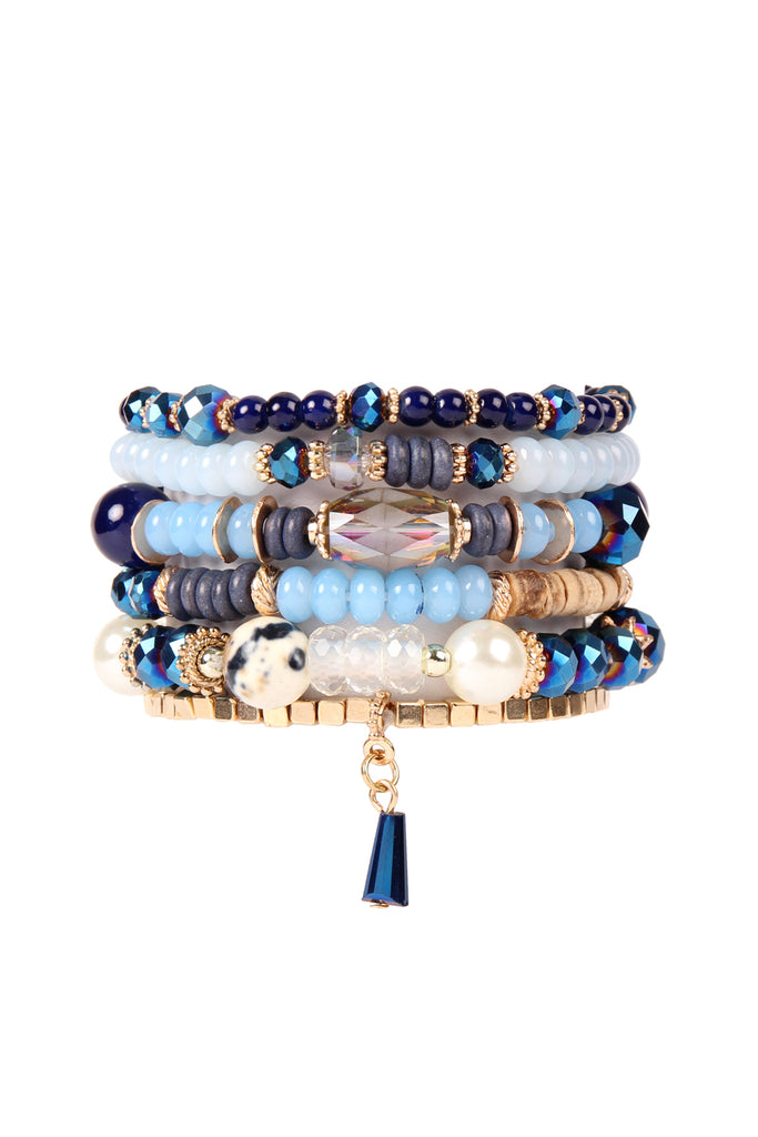 STONE BEADS STACKABLE BRACELET