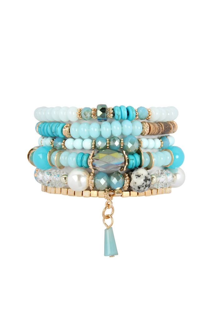 STONE BEADS STACKABLE BRACELET