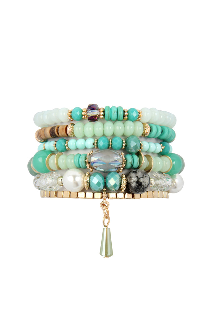 STONE BEADS STACKABLE BRACELET