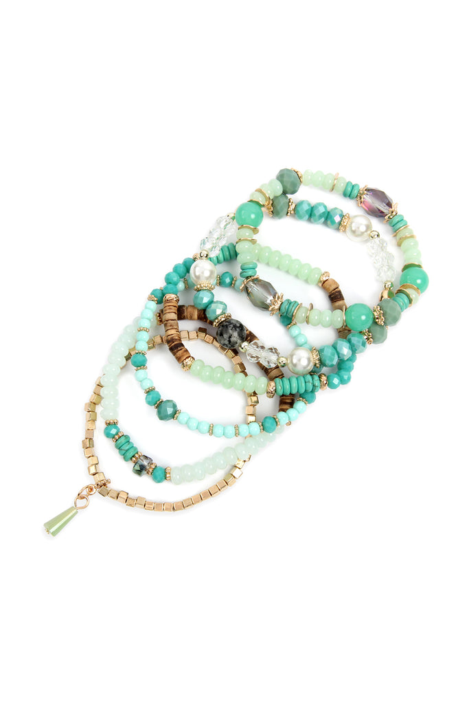 STONE BEADS STACKABLE BRACELET