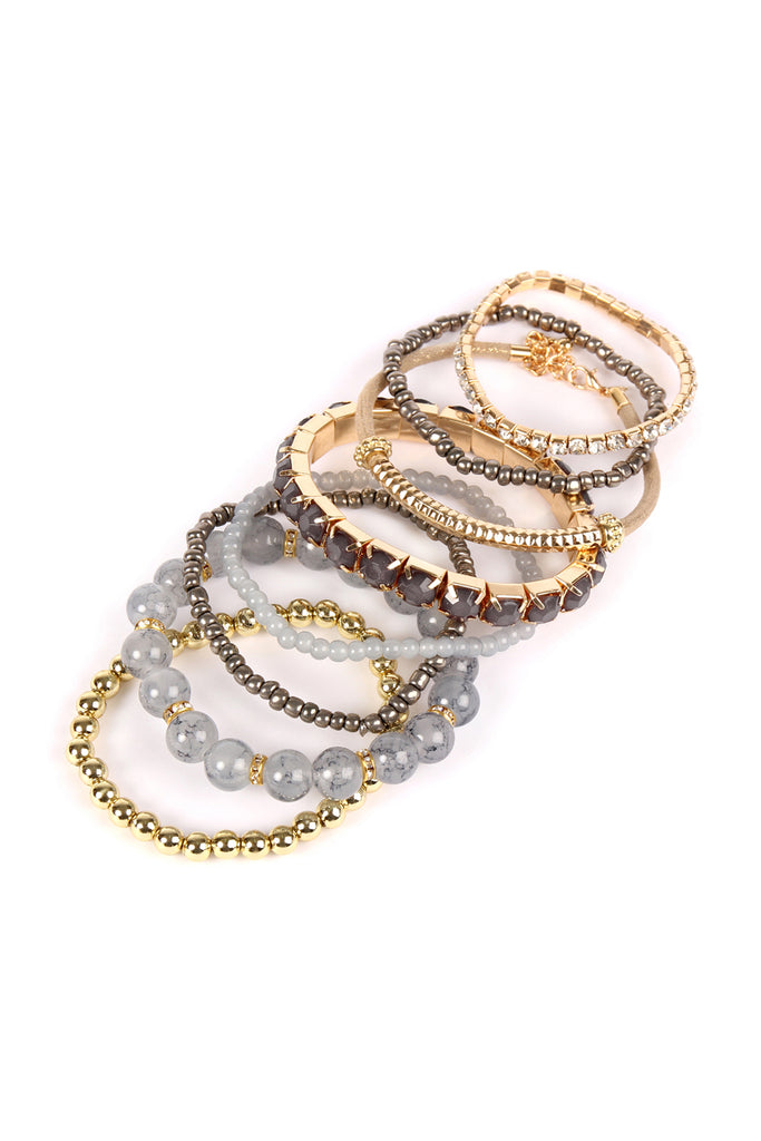 MULTIPLE LINE CLASSY STACK BRACELET