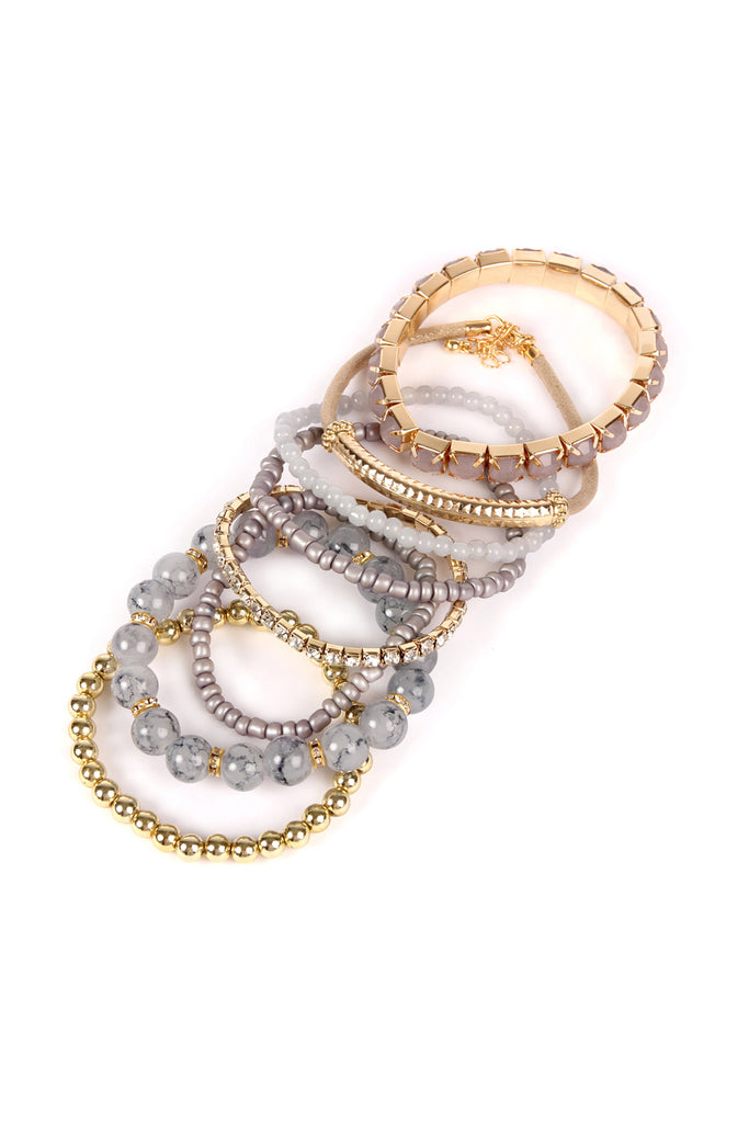 MULTIPLE LINE CLASSY STACK BRACELET