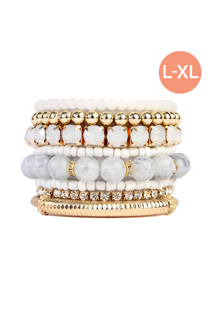 MULTIPLE LINE CLASSY STACK BRACELET