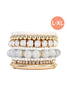 MULTIPLE LINE CLASSY STACK BRACELET
