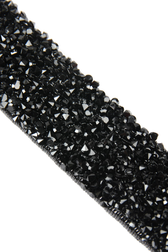 Rhinestone Embellished Magnetic Lock Bracelet
