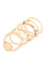 DRUZY CHARM MIXED BRACELET SET