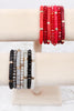Multiline Fimo Bead Bracelet Set