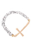 CROSS FIMO CHARM STRECH BRACELET