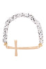 CROSS FIMO CHARM STRECH BRACELET