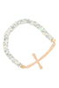 CROSS FIMO CHARM STRECH BRACELET