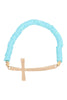 CROSS FIMO CHARM STRECH BRACELET