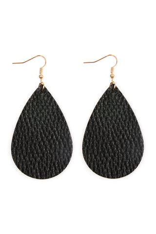 3 ROUND SWIRL TEXTURED DROP EARRINGS