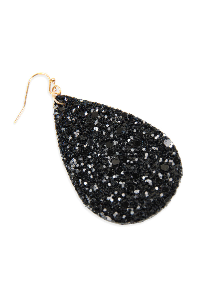 SEQUIN TEARDROP EARRINGS