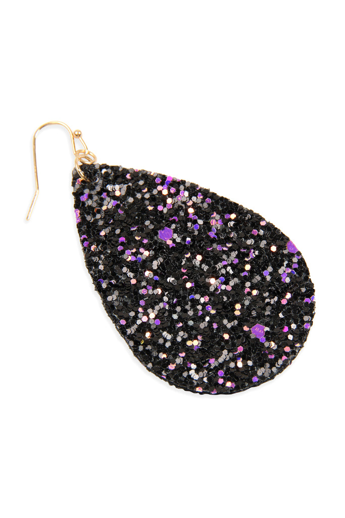 SEQUIN TEARDROP EARRINGS