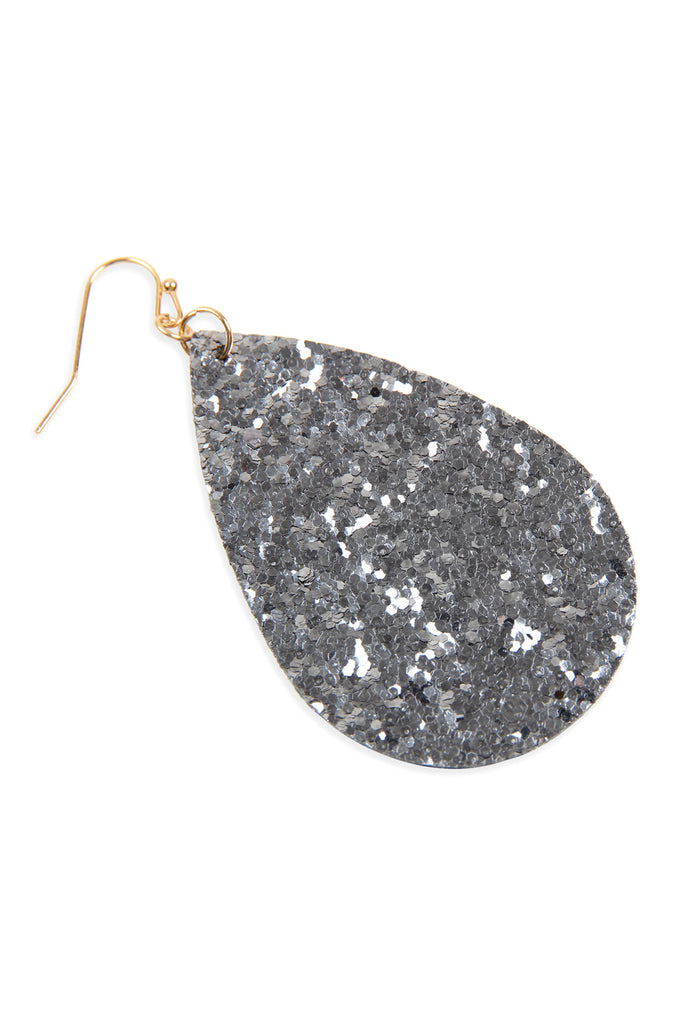 SEQUIN TEARDROP EARRINGS