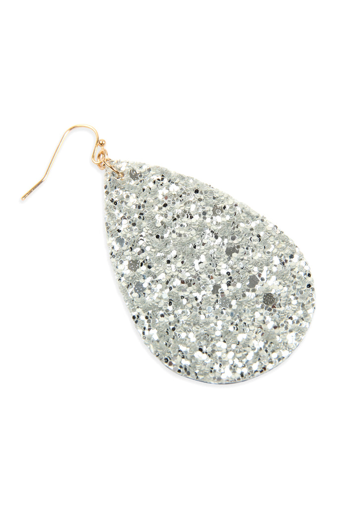 SEQUIN TEARDROP EARRINGS