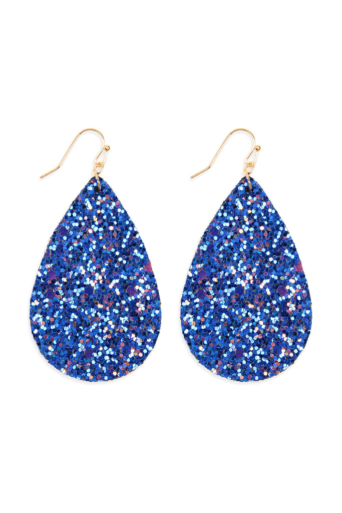 SEQUIN TEARDROP EARRINGS