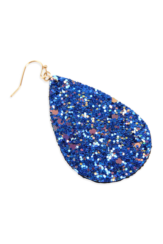 SEQUIN TEARDROP EARRINGS