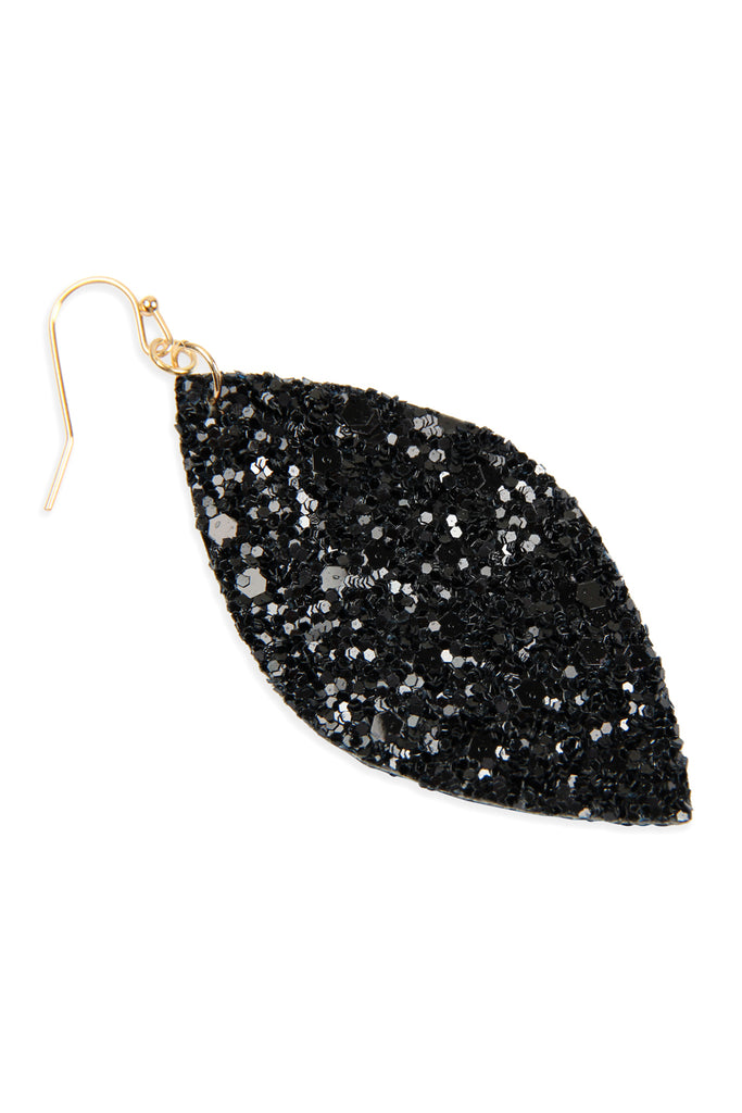 SEQUIN MARQUISE DROP EARRINGS