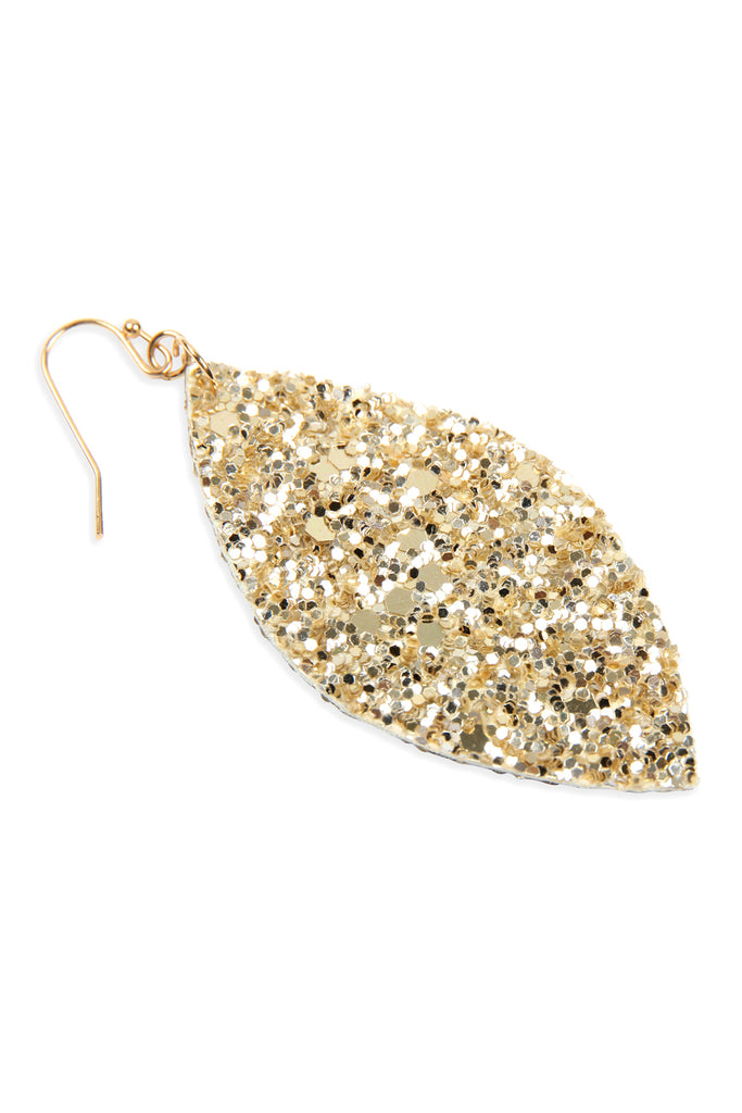 SEQUIN MARQUISE DROP EARRINGS