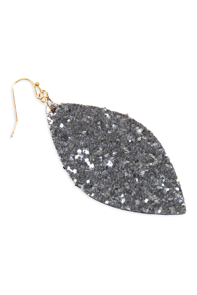 SEQUIN MARQUISE DROP EARRINGS