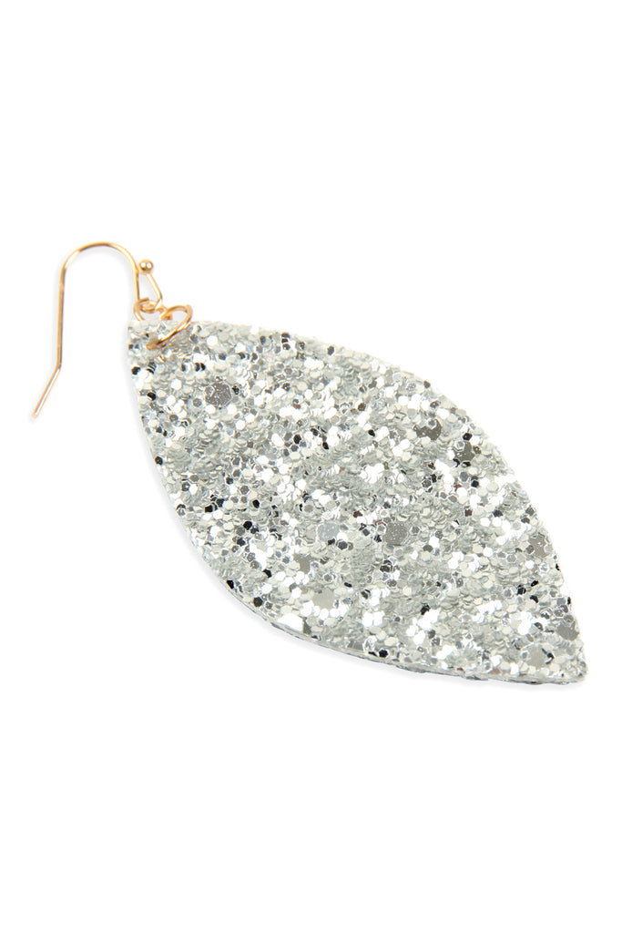 SEQUIN MARQUISE DROP EARRINGS