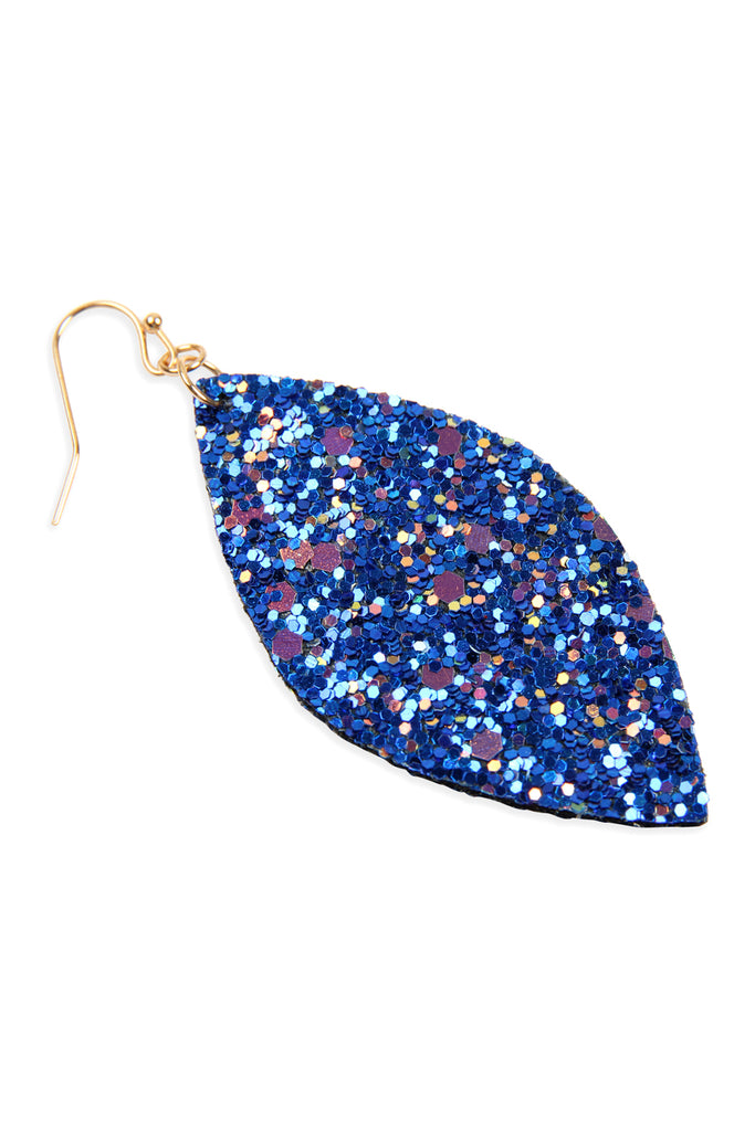 SEQUIN MARQUISE DROP EARRINGS