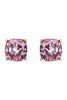 HDE2565 - FACETED GLITTER CUSHION ACRYLIC POST EARRINGS