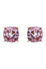 HDE2565 - FACETED GLITTER CUSHION ACRYLIC POST EARRINGS