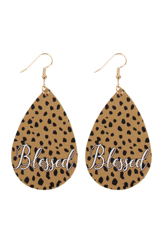 HDE3396 - TREE OF LIFE ROUND HOOK EARRINGS