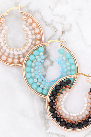 MYE1308 - FACETED SEQUIN DROP EARRINGS