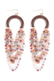 LAYERED STATEMENT HOOK EARRINGS