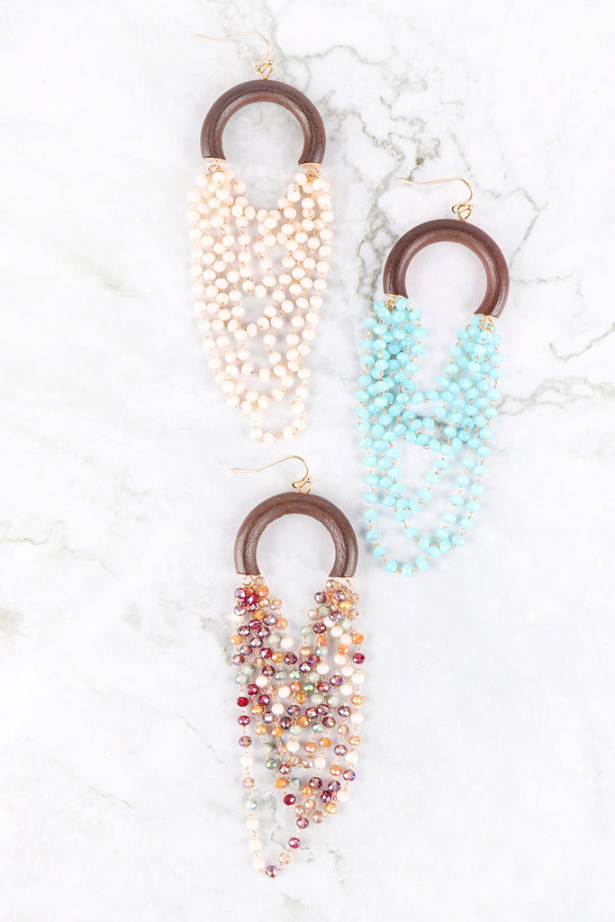 LAYERED STATEMENT HOOK EARRINGS
